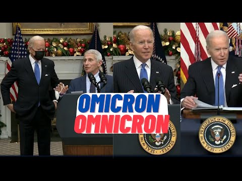 Biden & Fauci: Omicron Variant As 'Omnicron', Mask Indoors