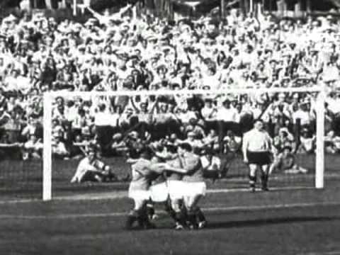ITALIA-Belgio 4 a 1 del Mondiale 'Svizzera 1954' (brevi immagini)