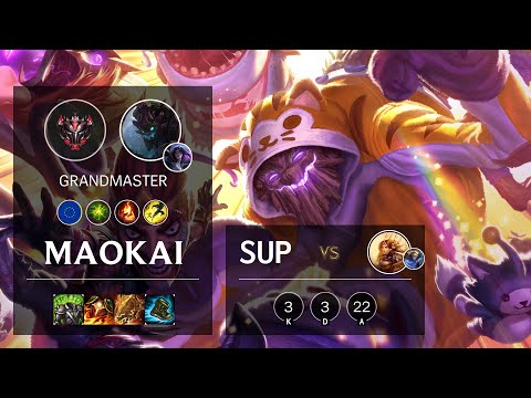 Maokai Support vs Leona - EUW Grandmaster Patch 10.15