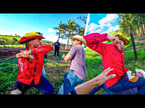 😡SAI NA PORRADA COM O RENATO!! SÓ PORQUE DEI ANABOLIZANTE PRO CAVALO DELE..!!😡