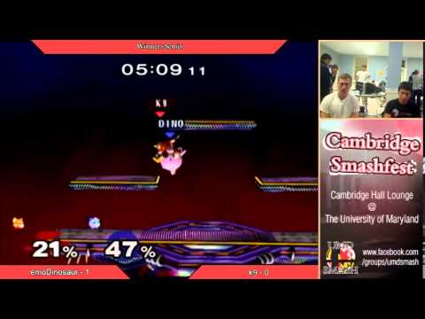 UMD Smashfest 12/13/13 - emoDinosaur vs k9 Winners Semis
