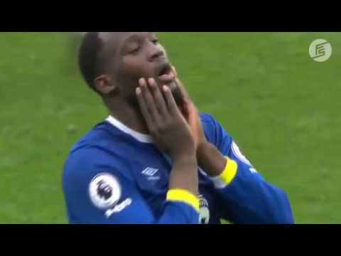 SUPERB ROMELU LUKAKU VS LEICESTER CITY (Premier League 09-04-2017)