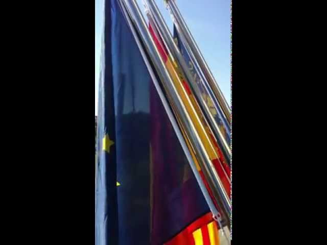 Vídeo relacionado con APXEL Plegable Mastil Bandera, 1 Piezas Mástiles Telescopico Bandera de Acero Inoxidable, 2.5 M Mastil Banderas Exterior con 4 Clips para Profesor Guía Turístico Deportivas (Rojo)