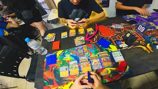 Ele veio da cidade vizinha jogar de MEGA LUCARIO!