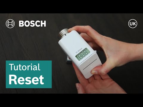How To Reset the Radiator Thermostat | Bosch Smart Home