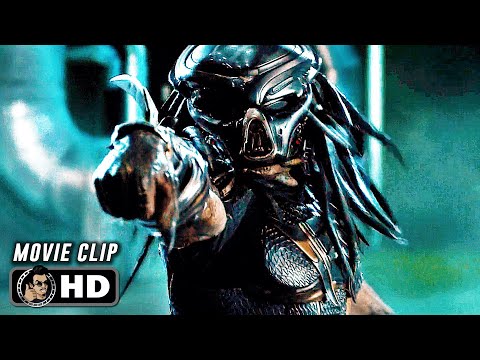 Military Lab Escape Scene | THE PREDATOR (2018) Movie CLIP HD