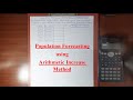 Population Forecasting Arithmetic Increase Method Civil Engineering