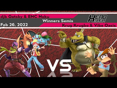 [Smash Ultimate] djb  Gatsby & ENC  Noku vs Krug  Krugbo & Vibe  Oasis - Xenosaga XXXIX (W.Semis)