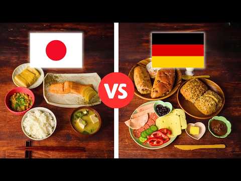 Japan vs. Germany: Breakfast comparison