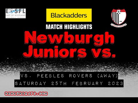 Peebles Rovers vs. Newburgh - 25/02/23