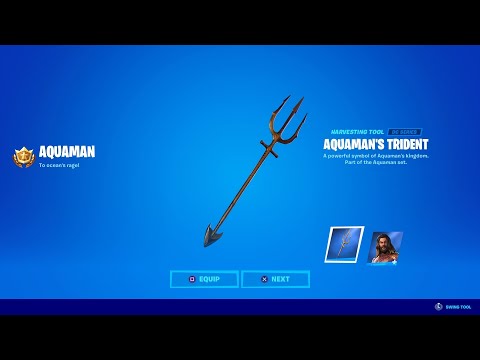 HOW TO GET NEW AQUAMAN’S TRIDENT PICKAXE IN FORTNITE!