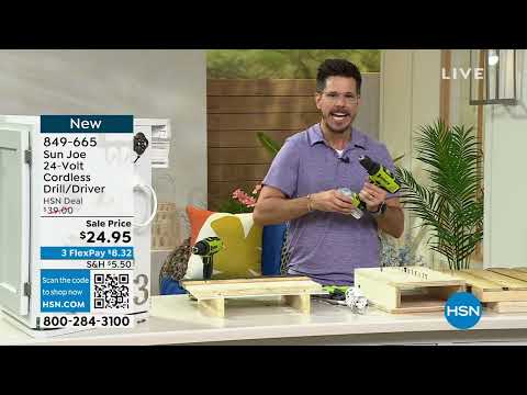 Sun Joe 24Volt Cordless Drill/Driver