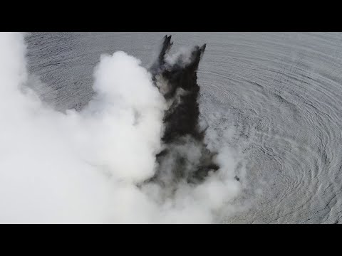 Drone Closeup of Volcanic Eruptions in Indonesia || ViralHog