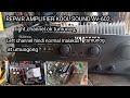 Repair amplifier Kool sound av-602 ,,,R-channel tumunog L-channel tumunog piro hindi normal,
