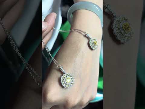 Client picking up their order! The yellow diamond collection was our best seller at JCK&mdash;completel...