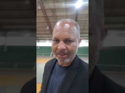 Pastor José Augusto mostra o Ginásio em Capela, Sergipe para Concentração de Fé e Milagres.