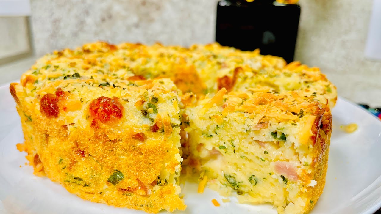 SEM TRIGO | A torta de arroz mais gostosa que você vai fazer#bolosalgado