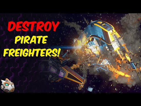 How To Destroy Pirate Freighter Dreadnaughts! No Man's Sky Echoes Update