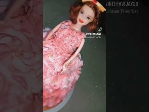 @Cakesby_vinitha#dollcakes #blockcurrent#strawberries flavour doll cake #birthdaycake #homebaking