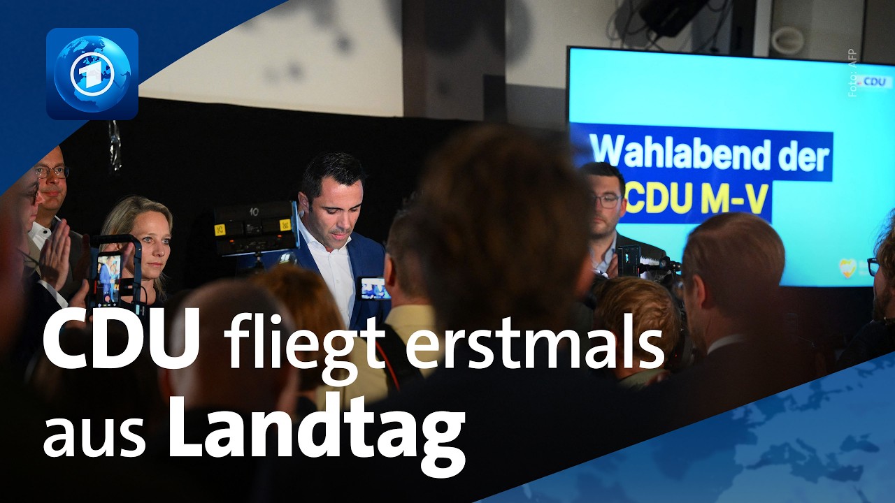 CDU erlebt historische Niederlage in Mecklenburg-Vorpommern, AfD wird stärkste Kraft