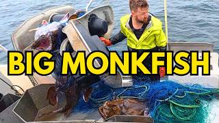 90 Full Monkfish Nets on the North Sea (Lots of BIG Fish) #10