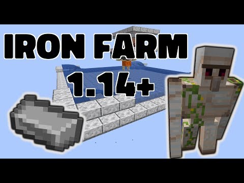 Iron Farm! (simplest) | Minecraft [CHECK description] Video