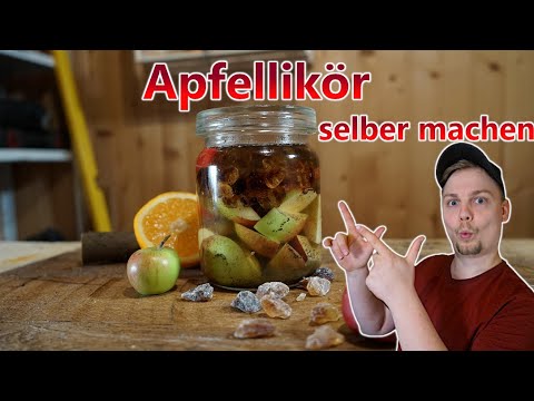 Apfellikör selber machen [Einfach & Lecker] Geschenkidee
