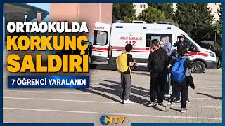 Ortaokulda Bıçaklı Saldırı! 3'ü Ağır 7 Öğrenci Yaralandı | NTV