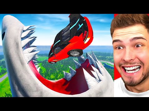 Wir TESTEN AUTOS über UNMÖGLICHEN SCHLAGLÖCHERN! (BeamNG)