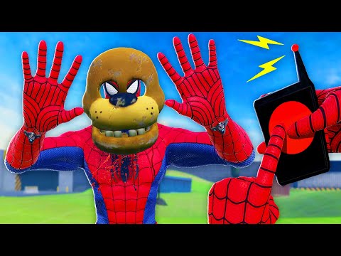 I Put FNAF Freddy Springlock Mask on MY FRIEND (Bonelab VR Mods)