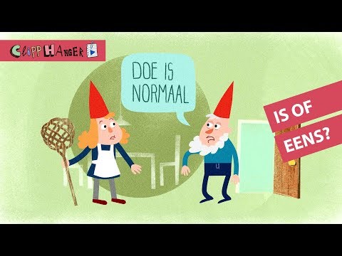 Wat is het verschil tussen is en eens?