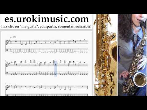 Tutorial de Saxofon (tenor) Miley Cyrus - Malibu Clases Notas Parte#1 um-i927