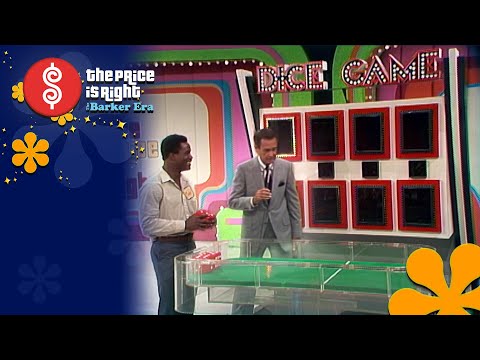 Fireman Plays DICE GAME for a fire-engine red NEW CAR - The Price Is Right 1982