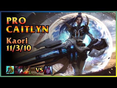 PRO Caitlyn Replay Evil Geniuses [Kaori/Kaor1] | KDA 11/3/10 SUP (EUW)