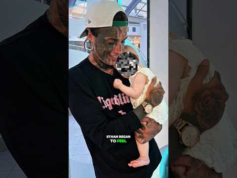 Most tattooed man in Australia removed tattoos for his Daughter. #shorts