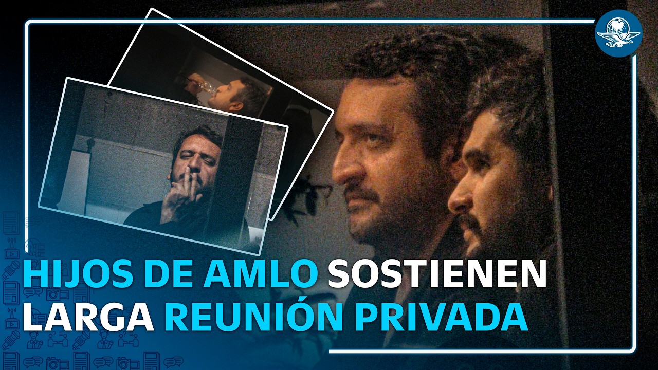 Captan a Andy López Beltrán en reunión privada de 5 horas en la Condesa