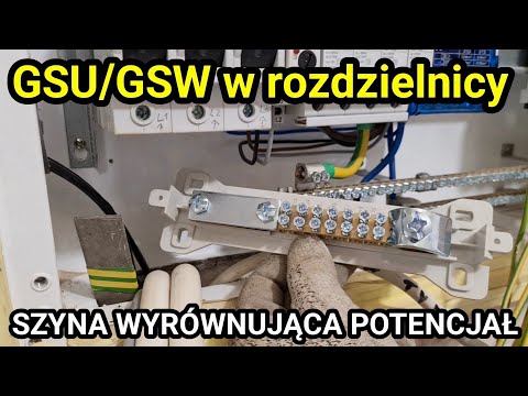 GSU GSW W ROZDZIELNICY - UZIOM SZPILKOWY, BEDNARKA PŁASKOWNIK, SZYNA WYRÓWNUJĄCA POTENCJAŁ PE