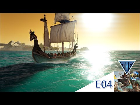 Viking Ship, Grappling Hooks, and Armor upgrades! Modded Atlas E04 Atlas Modded Multiplayer Server!