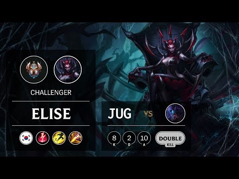 Elise Jungle vs Rek'Sai - KR Challenger Patch 9.8