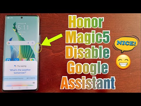 Honor Magic 5 Lite How to Disable Annoying Google Assistant Button| Turn Off Google Voice Assistant