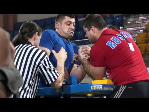 World Armwrestling Championship 2011 - Pushkar vs Patrikeev (Left Hand)