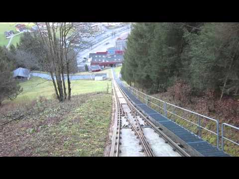 Standseilbahn 6390.02 Engelberg - Gerschnialp Talfahrt - Funicular