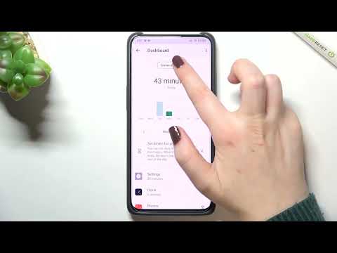 How to Check Total Screen Time in Oppo Reno 10X Zoom - Daily Screen Time Statistics