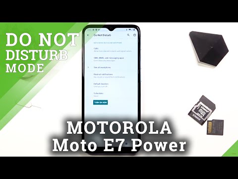 How to Enable and Set Up Do Not Disturb Mode on Motorola Moto E7 Power