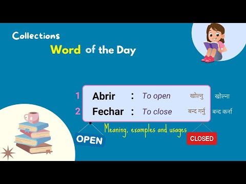 Abrir and Fechar | To open and To close |  Word of the Day Series: Learn Portuguese Verbs