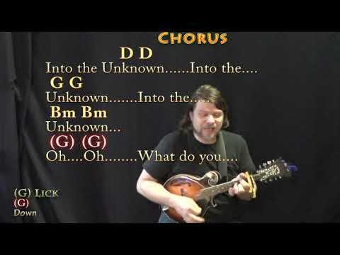 Into the Unknown (PANIC! At the Disco) Mandolin Cover Lesson with Chords/Lyrics - Capo 1st