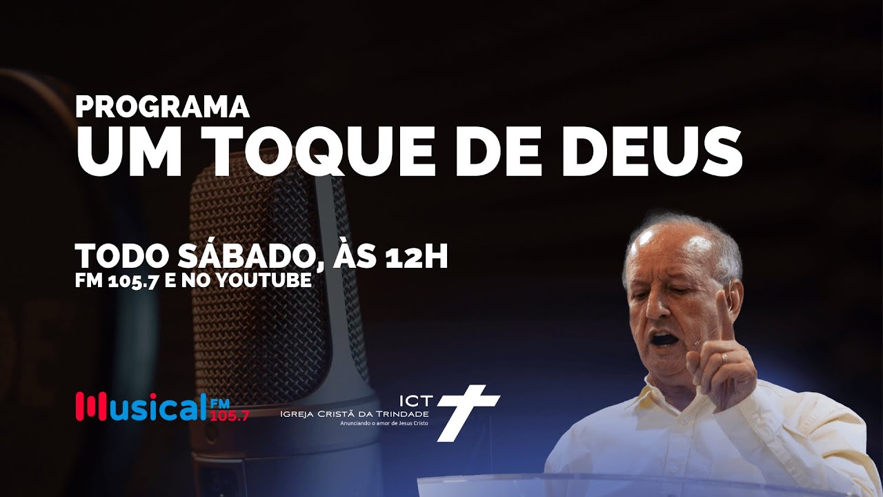23/11/24 - Programa "Um toque de Deus" - Rádio Musical FM 105.7ICT - Pr Paulo Romeiro