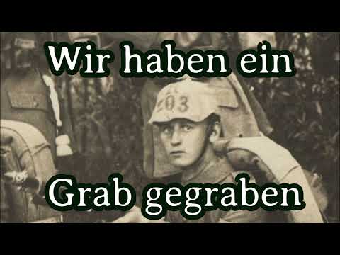 Karl Sternau - Wir haben ein Grab gegraben [WW I Poem][+ English Translation]