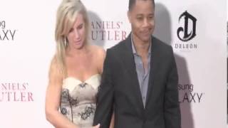 Men Of Honour star Cuba Gooding Jr. with his wife Sara Kapfer and editor-in-chief o