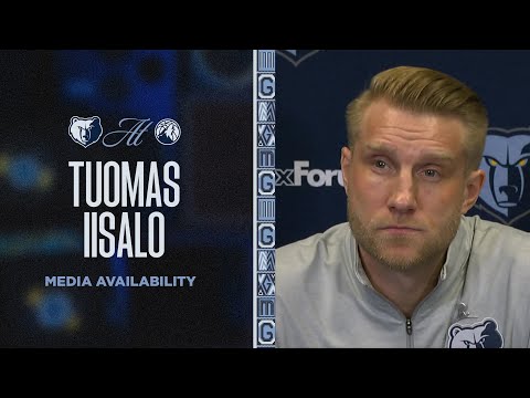 Tuomas Iisalo Press Conference | Grizzlies vs. Minnesota Timberwolves